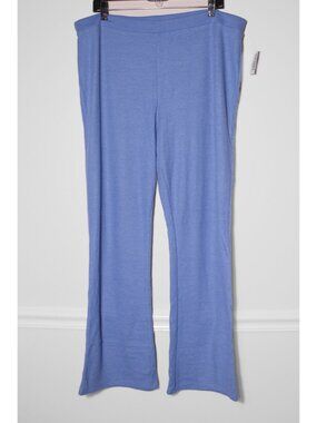 Old Navy Soft Brushed High Waisted Cozy Waffle Flare Pants Blue Size XL